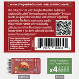 Thumbnail for Dragon Herbs Wild Red Reishi Drops 2fl oz (60ml)