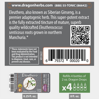 Thumbnail for Dragon Herbs Eleuthero Drops 60 ml, 2fl.oz