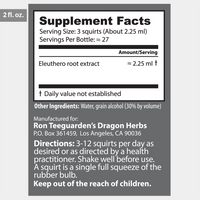 Thumbnail for Dragon Herbs Eleuthero Drops 60 ml, 2fl.oz