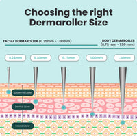 Thumbnail for Alitura - The Derma Roller (Beginner - 0.25mm) | Titanium Derma Roller 600 Microneedle Skincare Tool
