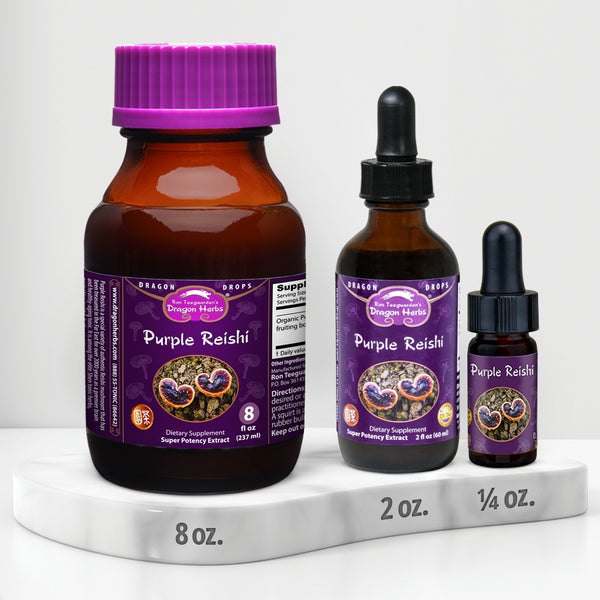 Dragon Herbs - Purple Reishi Drops | Organic (2floz/60ml)