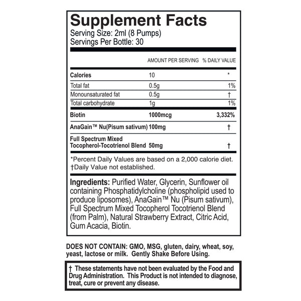 Purality Health - PureDose® Liposomal Hair Renewal 2floz (60ml)