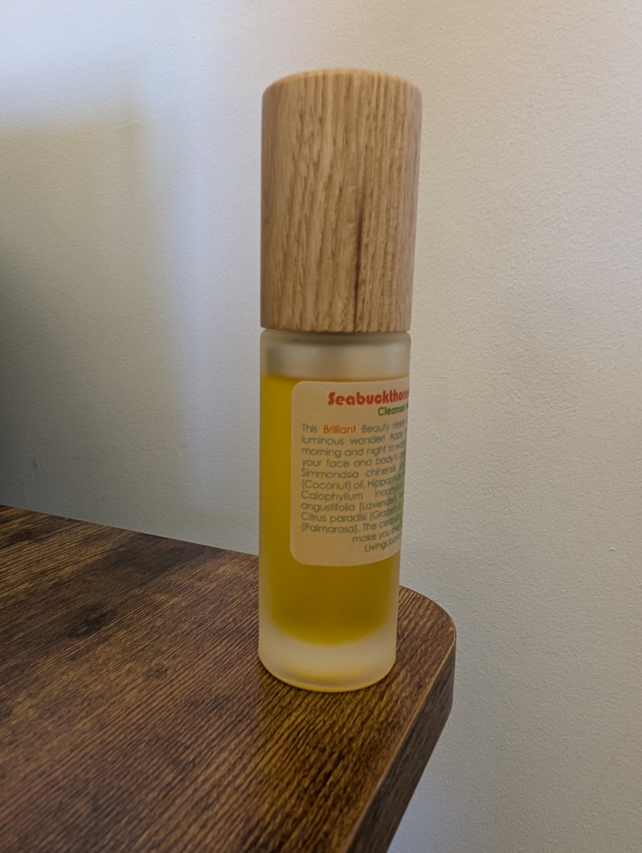*Minor Leak* *Lid Replaced* Living Libations Seabuckthorn Best Skin Ever (30ml)