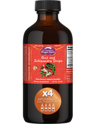 Dragon Herbs Goji & Schizandra Drops 240ml (8floz)