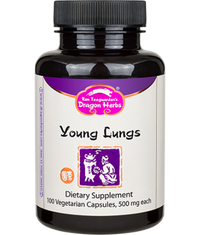 Thumbnail for Dragon Herbs Young Lungs 100 capsules 500mg each