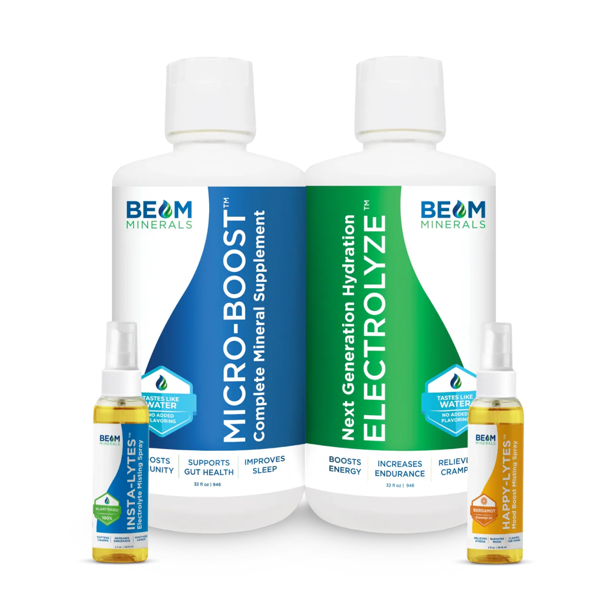 BEAM Minerals - Women's Complete Mineral Support Kit (Micro-Boost, Electrolyze, Happy-Lytes & Insta-lytes)