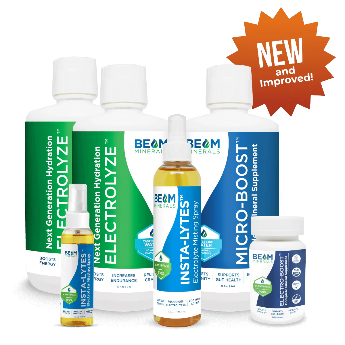 BEAM Minerals - Performance Pack (Micro-Boost, 2xElectrolyze, Insta-Lytes, Electro-Boost)