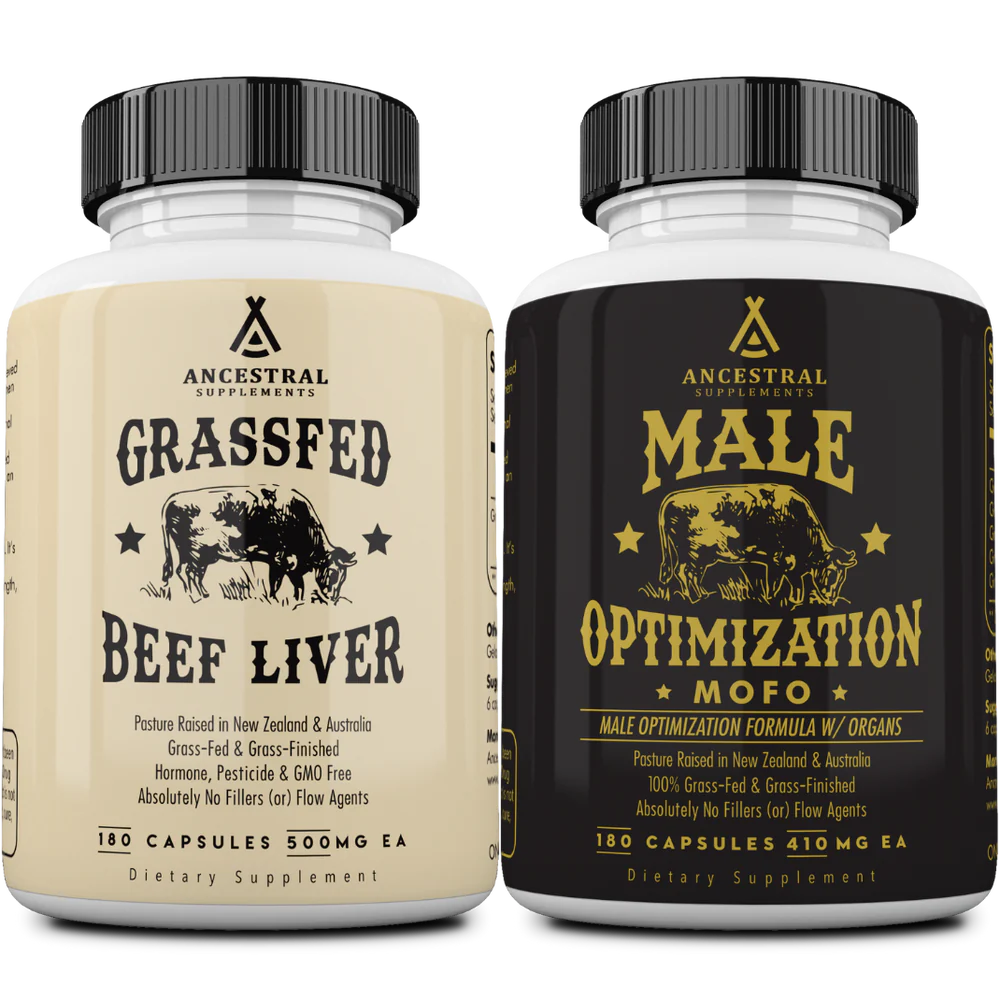 Ancestral Supplements - Beef Liver & MOFO (Male Support For Vitality and Vigor)