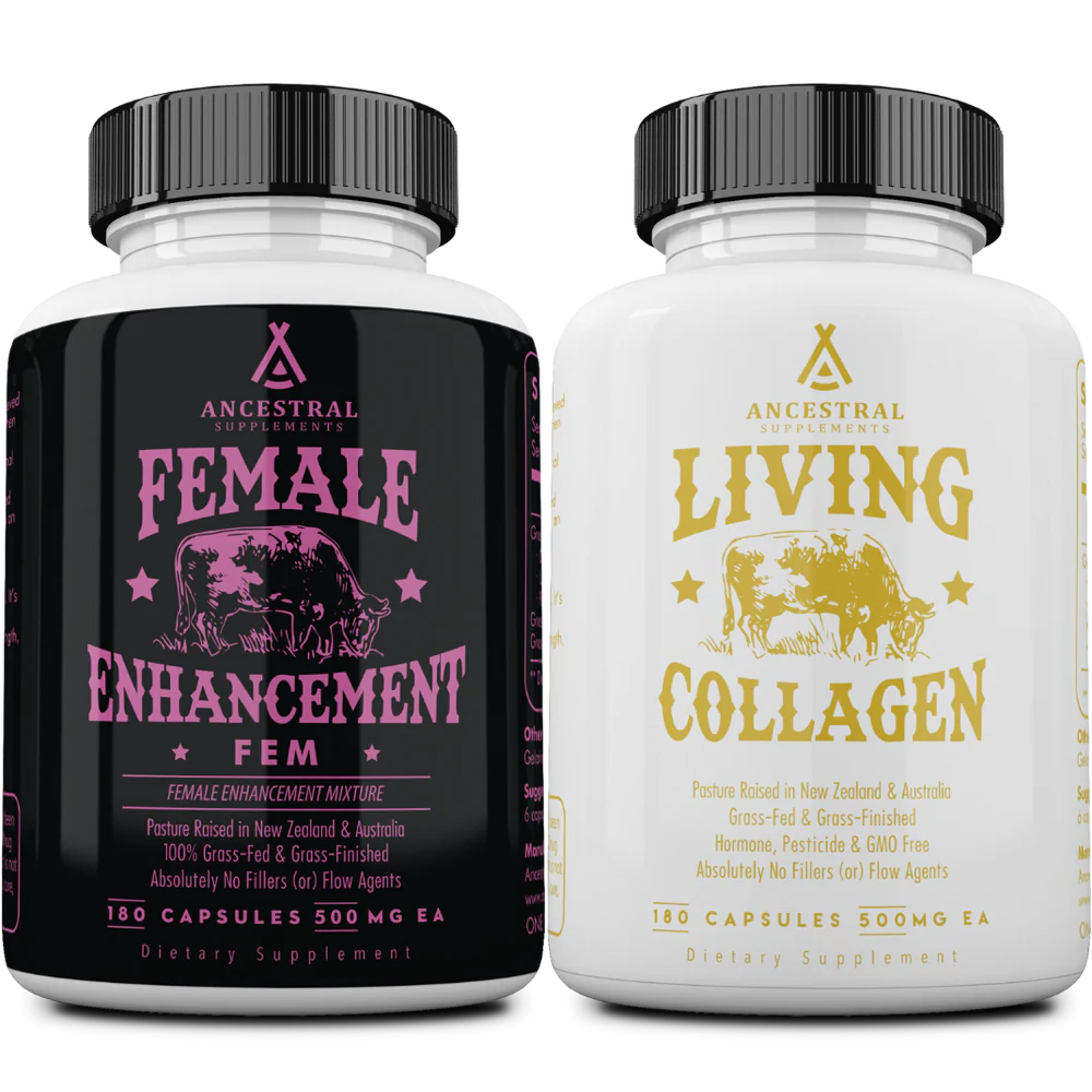 Ancestral Supplements - FEM & Collagen Bundle (Complete Support for Women's Health)