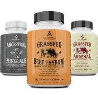 Thumbnail for Ancestral Supplements - Thyroid Optimizer Stack (Minerals, Thyroid & Adrenal - Supports thyroid health, energy, hormones, magnesium levels, and more)