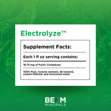 Thumbnail for BEAM Minerals Electrolyze hydrating electrolyte supplement facts