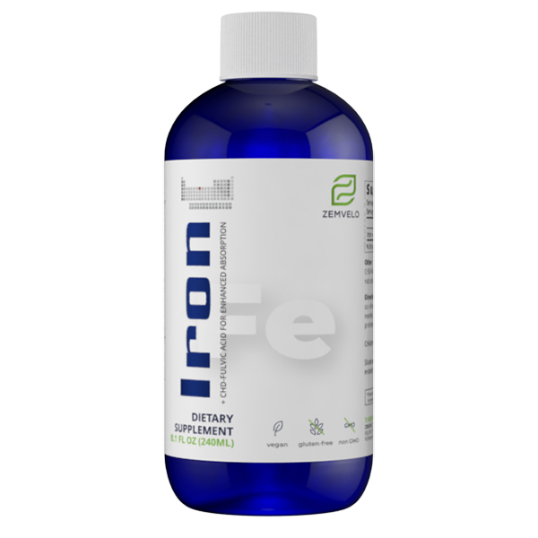 Zemvelo - IRON 8oz / 240ml (previously mineralife)