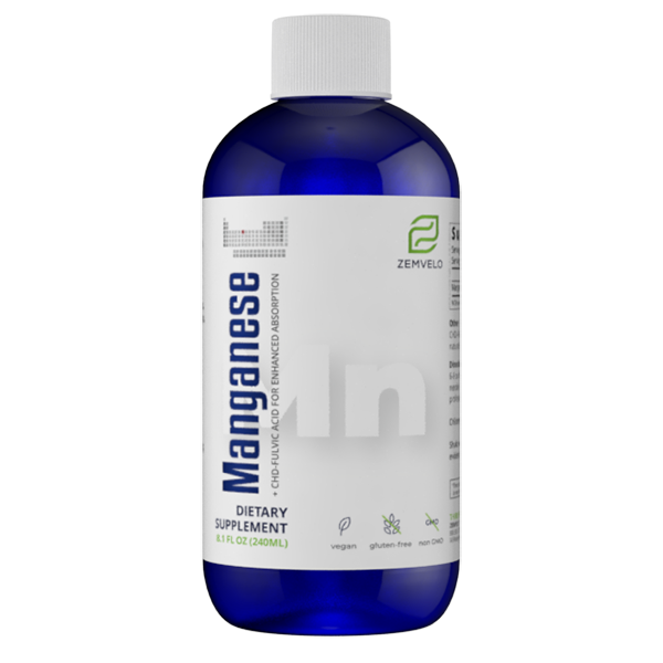 Zemvelo  MANGANESE 240ml / 8oz (previously mineralife)