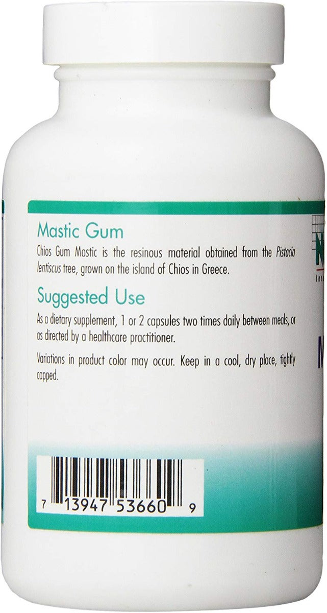 Nutricoloy, Mastic Gum 500mg 120 Vegetarian Caps