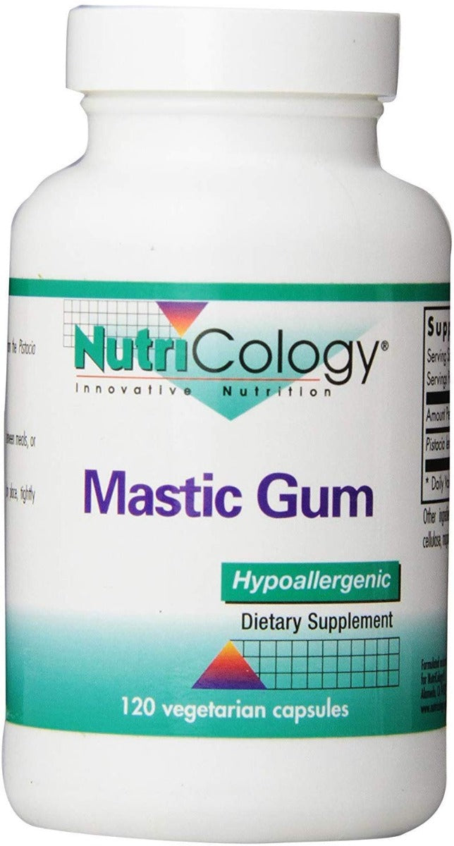 Nutricoloy, Mastic Gum 500mg 120 Vegetarian Caps