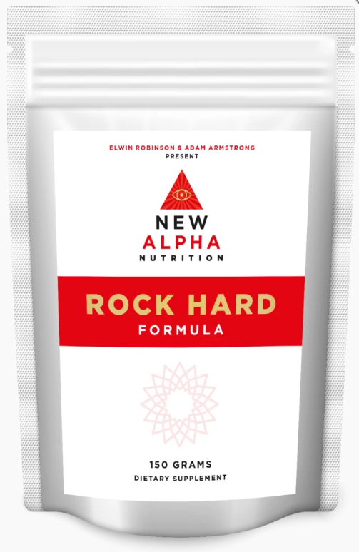 New Alpha Nutrition - Rock Hard Formula Herbal Blend, 150g, 10:1 Extract Powder