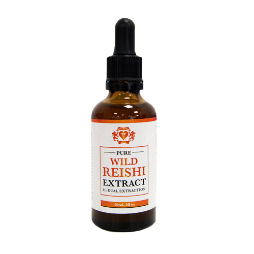 (1:1 Dual Extraction Tincture) Wild Reishi Extract 60ml / 2floz (Lion Heart Herbs)