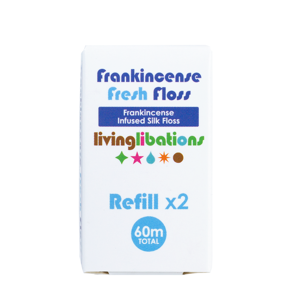 Living Libations Frankincense Fresh Floss Refill 60m (2x30m)