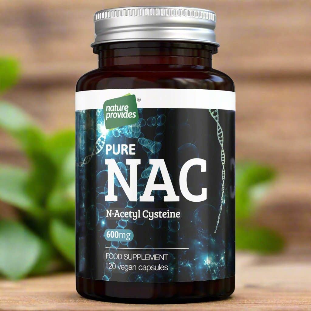 NAC N-Acetyl Cysteine (Free-form & 100% Pure) - 120 capsules