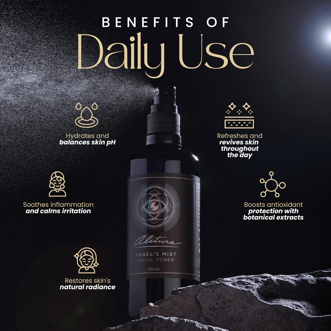 Alitura - Angel’s Mist Facial Toner | Botanical Hydration Mist (100ml)