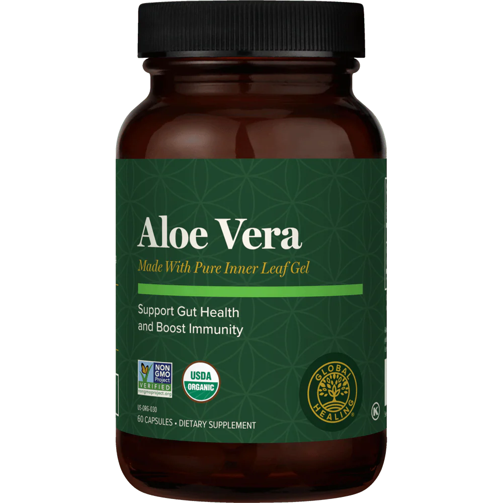 Global Healing - Aloe Vera 60caps (Organic Freeze Dried)