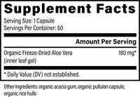 Thumbnail for Global Healing - Aloe Vera 60caps (Organic Freeze Dried)
