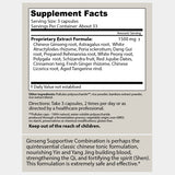 Thumbnail for Dragon Herbs - Ginseng Supportive Combination (100caps/500mg)