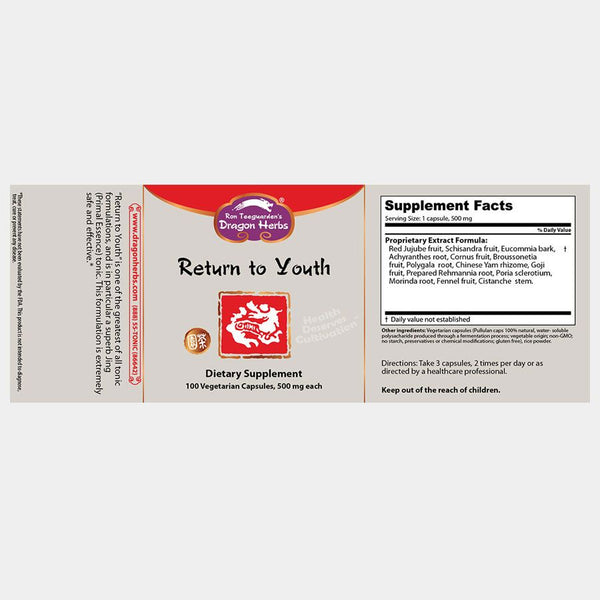 Dragon Herbs Return to Youth 100caps 500mg