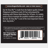 Thumbnail for Dragon Herbs He Shou Wu (100caps 450mg)