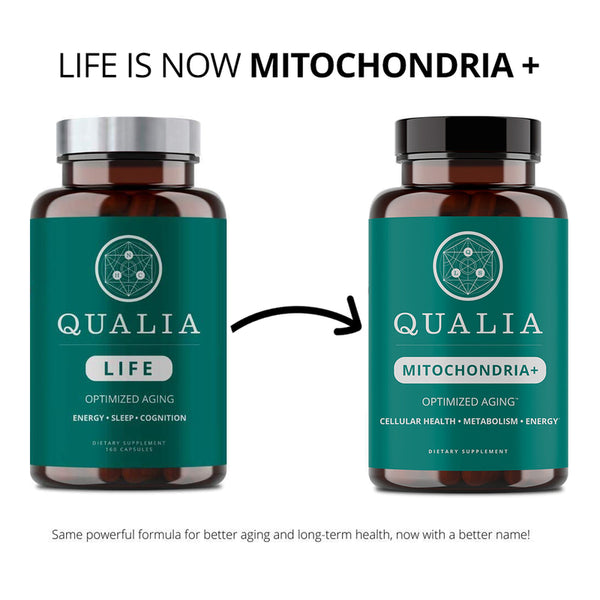 Qualia Mitochondria+ (120caps) | Cellular Health, Metabolism, Energy