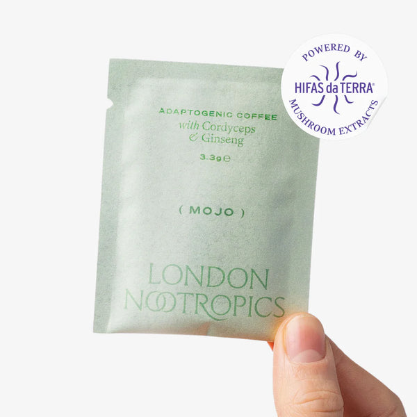 London Nootropics - Mojo Adaptogenic Coffee 12 Sachets (Cordyceps & Siberian Ginseng)