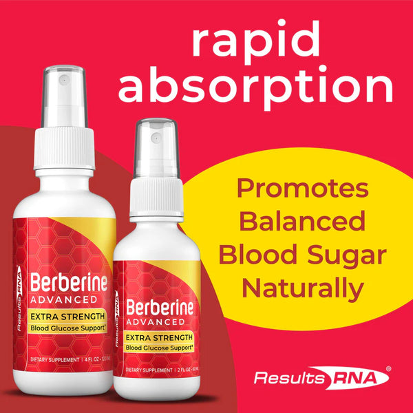 Results RNA - Berberine Advanced Extra Strength 2floz (60ml) (Blood Glucose Support)