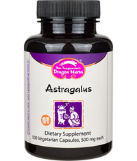 Thumbnail for Dragon Herbs Astragalus 100 Capsules (500mg)