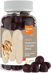 Thumbnail for Zahler - 10 in 1 Mushroom Gummies | 60 Count (Raspberry Flavour)