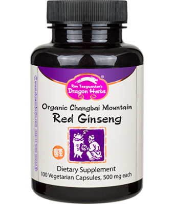 Dragon Herbs Organic Changbai Mountain Red Ginseng Extract 100caps