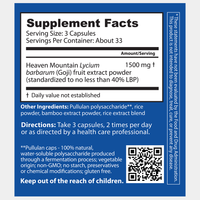 Thumbnail for Dragon Herbs Goji LBP-40 100caps (500mg)