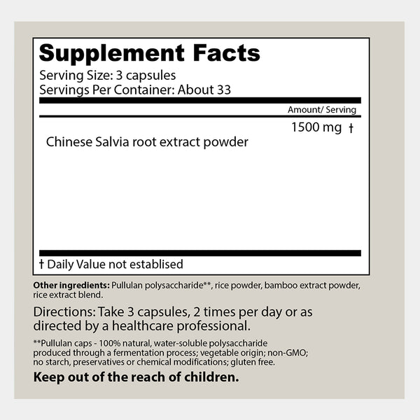 Dragon Herbs - Salvia 100caps 500mg