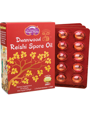 Dragon Herbs Duanwood Reishi Spore Oil - 30 softgels