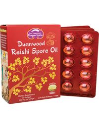 Thumbnail for Dragon Herbs Duanwood Reishi Spore Oil - 30 softgels