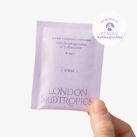 Thumbnail for London Nootropics - Zen Adaptogenic Coffee 12 Sachets (KSM-66 Ashwagandha + L-Theanine)