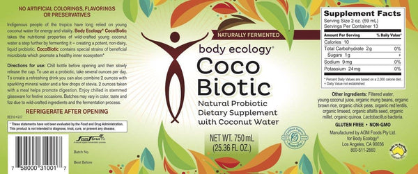Body Ecology - CocoBiotic (750ml)