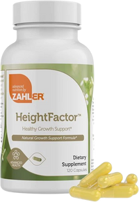 Thumbnail for Zahler - HeightFactor 120 capsules | Healthy Growth Bone Growth Supplement