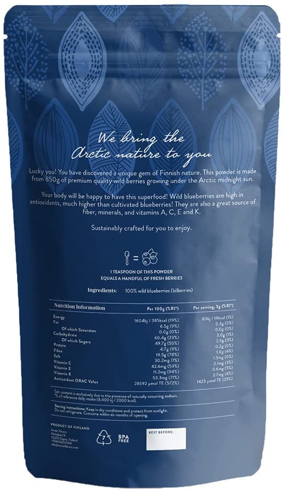 Arctic Flavors - Wild Blueberry Powder 85g