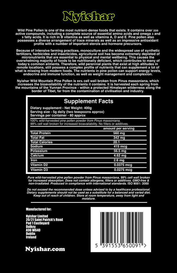 Nyishar - Wild Mountain Pine Pollen 400g
