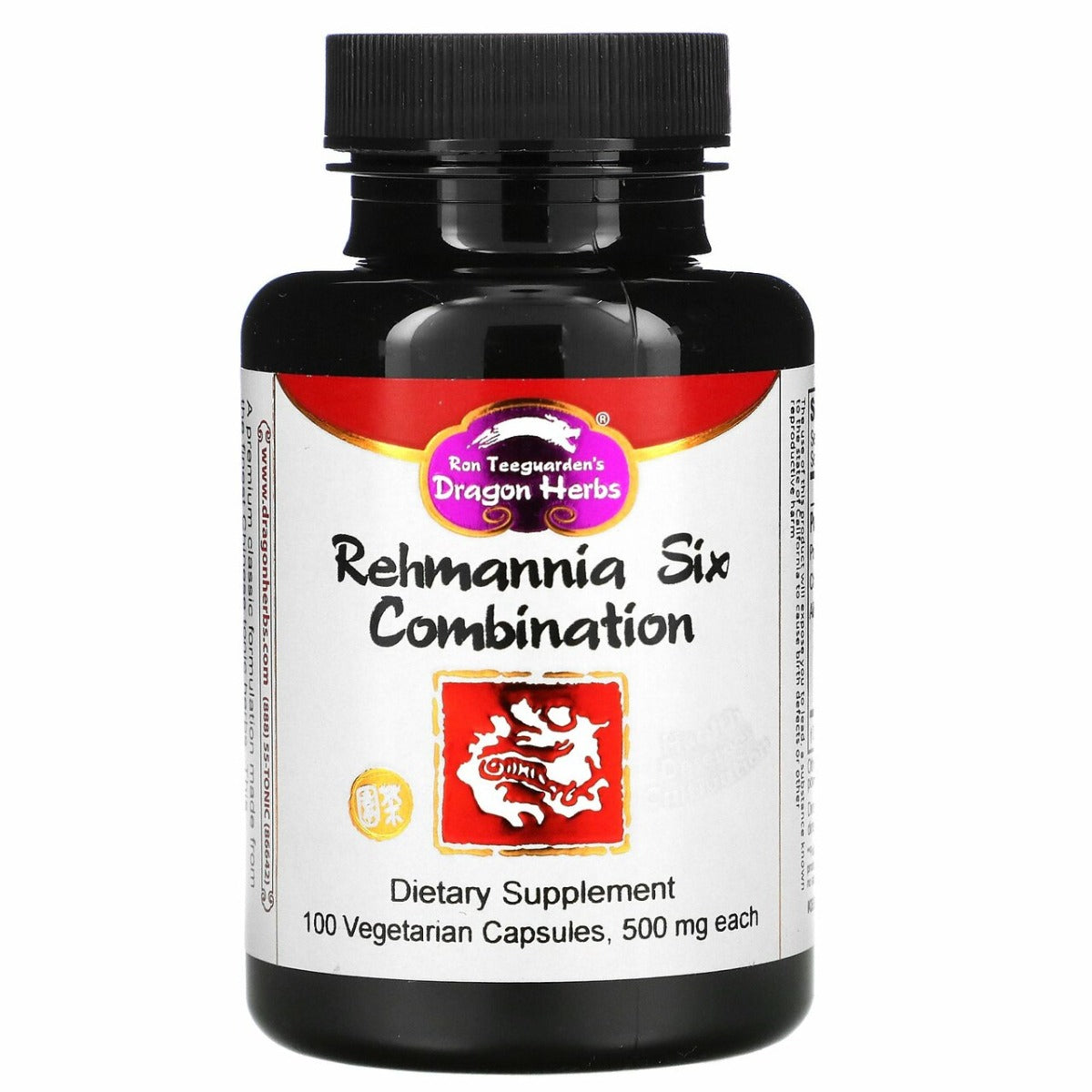 Dragon Herbs Rehmannia Six Combination (100caps 500mg)