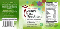 Thumbnail for Body Ecology - Assist Full Spectrum Enzymes (90caps)