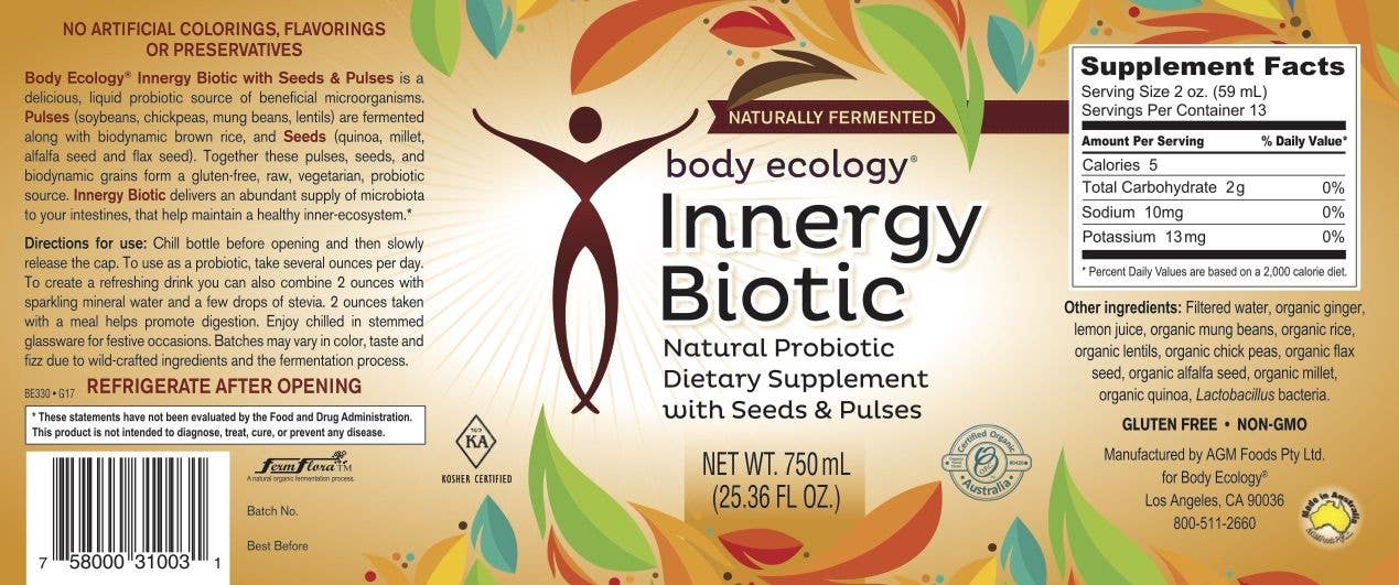 Body Ecology - InnergyBiotic (750ml)