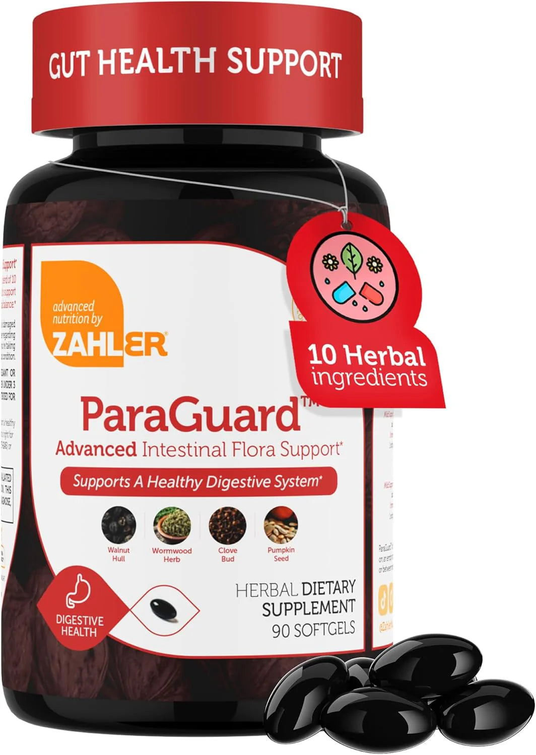 Zahler - ParaGuard 90 Softgels (Wormwood, Walnut Hull, Clove Bud, Pumpkin Seed)