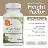 Thumbnail for Zahler - HeightFactor 120 capsules | Healthy Growth Bone Growth Supplement