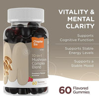 Thumbnail for Zahler - 10 in 1 Mushroom Gummies | 60 Count (Raspberry Flavour)